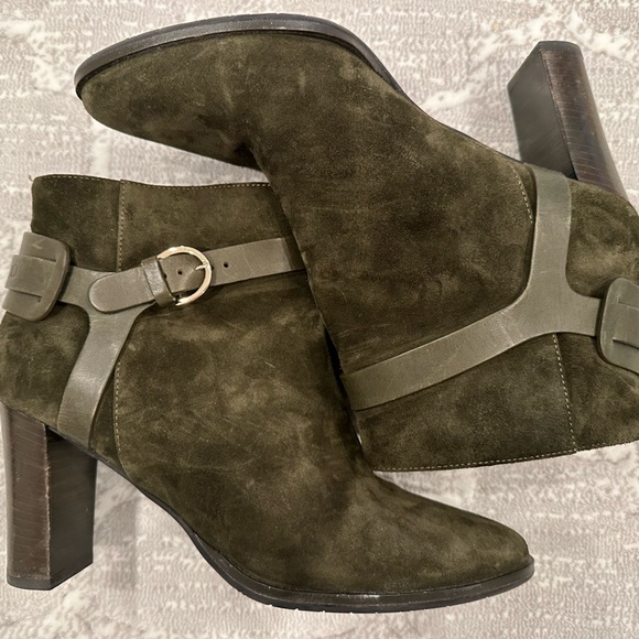 Jimmy Choo Hose 80 Army Green Size 39 1/2 - Picture 7 of 9
